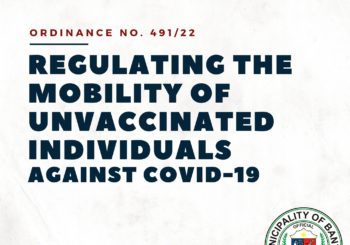 Regulating The Mobility of Unvaccinated Individuals Against COVID-19