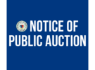 NOTICE OF PUBLIC AUCTION